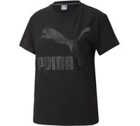 Puma Classics Women's Logo Tee Tee-shirt M Noir