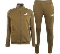 Puma Clean Fleece Tracksuit Mens Olive/Blanc S Male