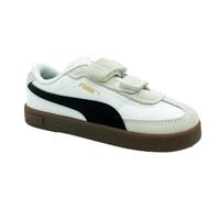 Chaussures Puma Club II Era V blanc neutre beige noir enfant - 25