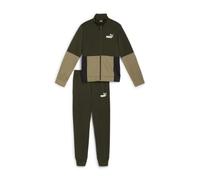 PUMA Colorblock Poly Suit cl B, Survêtement Garçons, Dark Olive, 676373