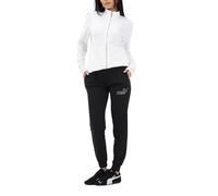 PUMA - Combinaison femme Full Zip Essentials en strass, blanc - 693559-02, blanc/noir, S