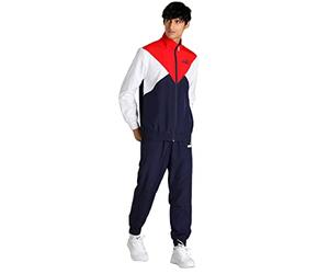 PUMA Combinaison tissée Cl Survêtement Homme, Bleu/Rouge/Blanc, S