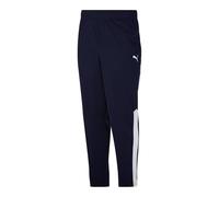 PUMA Contrast Pants (Available in Big & Tall) Pantalon de survtement, Peacoat Blanc, L Homme