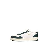 PUMA Court Classic, Basket Unisexe, PUMA White-Dark Myrtle-PUMA Gold,