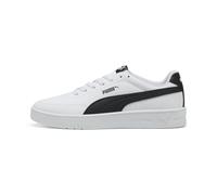 Puma Court Classic Clean, Basket Unisexe, Puma White-Puma Black,