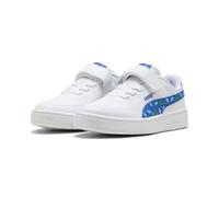 PUMA Court Classic Clean Dino AC+ PS Baskets Blanc/Saphir Royal-Vert Fruit, Pointure 1 pour Enfant, Puma Fruit Vert Saphir Royal Blanc, 33 EU