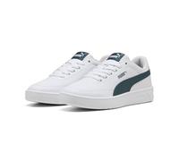 PUMA Court Classic Clean Jr Basket, Blanc Vert Terrain, 36 EU