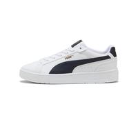 Puma Court Classico Sneakers Unisex, Chaussures, Blanc/New Navy/Doré, 46 White,New Navy,Gold