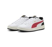 PUMA Court Classico Sportstyle Core pour homme, Blanc pour tout le temps, rouge et noir, 47 EU