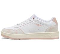 PUMA Femme Court Classy Crafted Flowers Basket, White-Rose Quartz, 39 EU