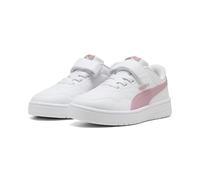 PUMA Court Lally AC+ PS Sneaker, White-Poised Pink, 31.5 EU