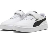 PUMA Court Lally AC+ PS Sneaker, White Black, 31.5 EU