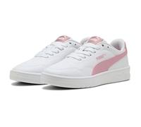 PUMA Court Lally JR Sneaker, White-Poised Pink, 38 EU