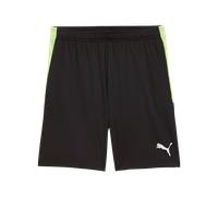 PUMA IndividualLIGA Training Shorts 2 (Open Pockets), Short tricoté pour des Hommes, PUMA Black-Fizzy Apple, 659519 XL
