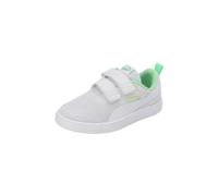 PUMA COURTFLEX V2 Mesh V PS, Basket, Feather Gray White-Summer Green, 33 EU