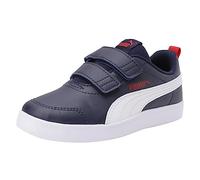 PUMA Baskets Courtflex V2 V Inf Enfant unisexe Peacoat High Risk Red Taille 20 EU
