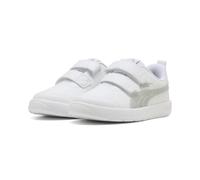 Puma Courtflex V3 Glitz V PS Chaussures Blanc/argenté Pointure 29,5
