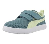 PUMA COURTFLEX V3 Mesh PS Baskets Baltic Sea Blue-Apple Spritz, Pointure 46 pour Enfant, Parfum Pomme Bleu mer Baltique, 31 EU