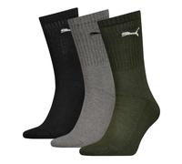 PUMA Crew Chaussettes Mixte (lot de 3)