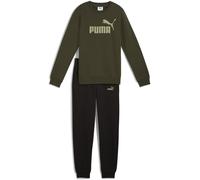 Puma Crew Fleece Tracksuit Bleu/Vert 7-8 (S) Male