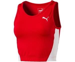 Puma CROSS THE LINE CROPTOP W Débardeurs 140 Rouge