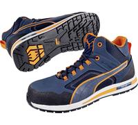 Baskets de sécurité hautes CROSSTWIST MID S3 HRO SRC bleu/orange P40 - PUMA - 633140-T.40