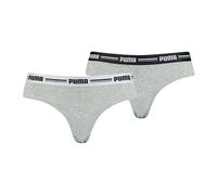 Puma Brazilian sous-vêtement, Gris, L (Lot de 2) Femme
