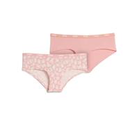 PUMA Culotte taille basse Hipster Femme (lot de 2), Vêtements, Coral, L L