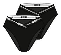 PUMA Culotte taille haute en V pour femme - Noir