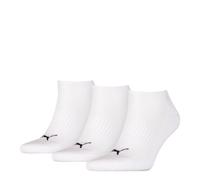 Puma Sneaker Chaussettes, Blanc, 39/42 (Lot de 3) Unisexe