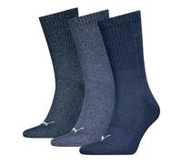 Puma Mixte Cushioned Crew Sock, Bleu Marine, 43-46 EU