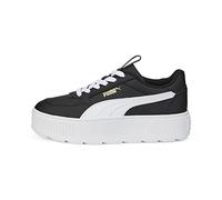 PUMA Damen Karmen Rebelle Sneaker, Black White, 40.5 EU