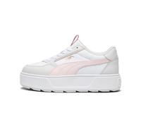 PUMA Damen Karmen Rebelle Sneaker, White Frosty Pink Feather Grey, 39 EU