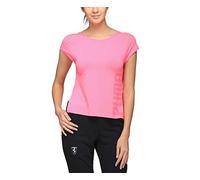 PUMA Dancer Drapey T-Shirt Femme, Knockout Pink Heather/Stripe, FR : XL (Taille Fabricant : XL)