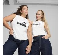 PUMA Débardeur ajusté à logo N° 1 ESS Femme, Vêtements, Blanc, L L