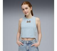 PUMA Débardeur ajusté à motif MID 90s Enfant et Adolescent, Accessoires, Bleu, 7-8Y 7-8Y