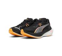 PUMA Deviate Nitro 3 Baskets de course pour femme Vert, Puma Noir/Sunset Glow/Sun Stream, 37.5 EU