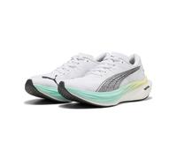 PUMA Deviate Nitro 3 Fade Baskets de course pour femme Orange, Puma Blanc/menthe fondue, 40.5 EU