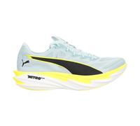Puma Deviate Nitro Elite 4 Chaussure de compétition Femmes - bleu clair, jaune citron, Taille 38,5