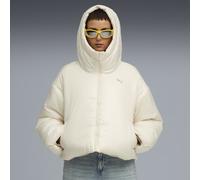 PUMA Doudoune à capuche brillante Wardrobe Essentials Femme, Vêtements, Blanc, M M