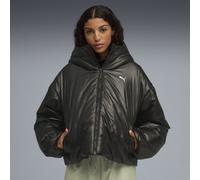 PUMA Doudoune à capuche brillante Wardrobe Essentials Femme, Vêtements, Noir, XL XL