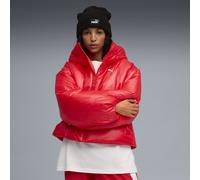 PUMA Doudoune à capuche brillante Wardrobe Essentials Femme, Vêtements, Rouge, M M
