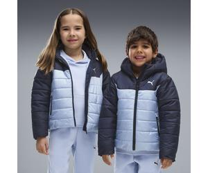 PUMA Doudoune à capuche Essentials Enfant, Vêtements, Bleu, 2-3Y 2-3Y
