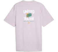 Puma Downtown Graphic T-Shirt Tee-shirt M Bleu