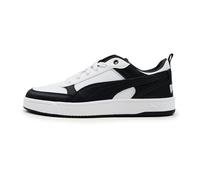 Puma Dribble Court Baskets Mixte Enfant, blanc/noir, 41 EU