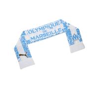 PUMA Écharpe Essentials Olympique de Marseille, Accessoires, Blanc, OSFA OSFA
