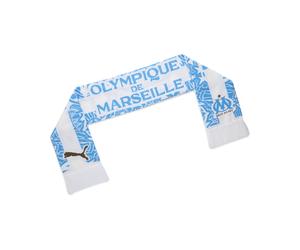 PUMA Écharpe Essentials Olympique de Marseille, Accessoires, Blanc, OSFA OSFA