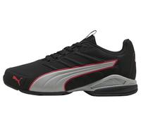 PUMA Electro SL Chaussures de Course sur Route Unisexes, Noir/Gris Echo-for All Time Red, 45 EU, Puma Noir Gris Echo pour Tous Les Temps Rouge, 46 EU
