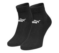 Puma Elements Unisex Plain Quarter 3P BL Chaussettes, Noir, 39-42 Mixte