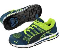 PUMA Elevate Knit Green Low 643170-45 Chaussures de sécurité S1P Pointure (EU): 45 vert, jaune 1 pc(